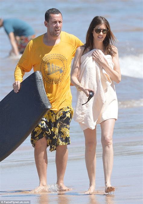 jackie sandler swimsuit|Adam Sandler enjoys Hawaii with daughters and bikini wife